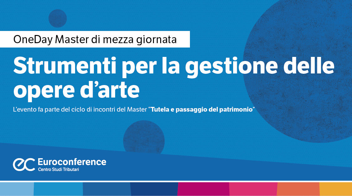 Immagine Strumenti per la gestione delle opere d’arte | Euroconference